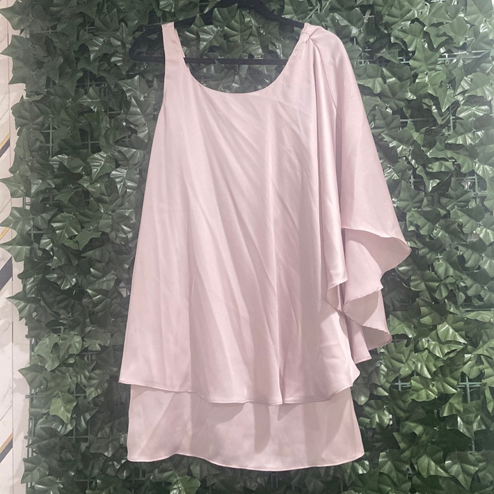 One shoulder mini dress
